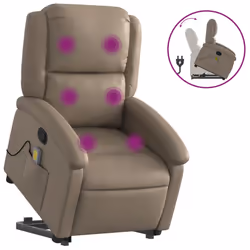 VidaXL 3204239, Simili-cuir, Cappucino, mousse, 110 kg, 710 mm, 865 mm