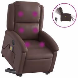 VidaXL 3204249, Simili-cuir, Marron, mousse, 110 kg, 710 mm, 865 mm