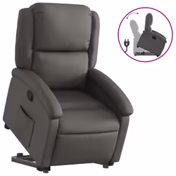 VidaXL 3204265, Cuir, Gris, mousse, 110 kg, 710 mm, 865 mm