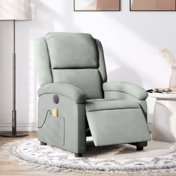 Asseyez-vous et détendez-vous dans ce fauteuil inclinable de massage électrique très confortable ! Fonction d'inclinaison éle ...