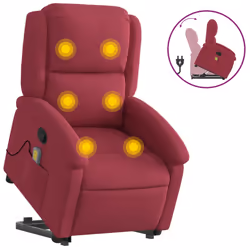 VidaXL 3204316, Velours, Rouge, mousse, 110 kg, 710 mm, 865 mm