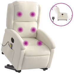 VidaXL 3204320, Velours, Crème, mousse, 110 kg, 710 mm, 865 mm