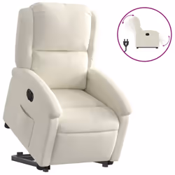 VidaXL 3204342, Velours, Crème, mousse, 110 kg, 710 mm, 865 mm