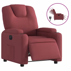VidaXL 3204347, Tissu, Rouge, mousse, 110 kg, 740 mm, 880 mm