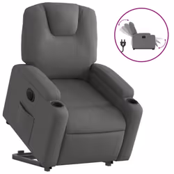 VidaXL 3204369, Tissu, Gris, mousse, 110 kg, 740 mm, 880 mm
