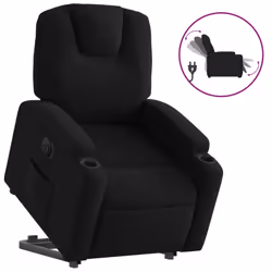 VidaXL 3204370, Tissu, Noir, mousse, 110 kg, 740 mm, 880 mm