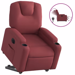 VidaXL 3204371, Tissu, Rouge, mousse, 110 kg, 740 mm, 880 mm