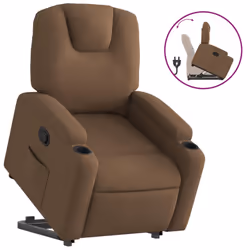 VidaXL 3204372, Tissu, Marron, mousse, 110 kg, 740 mm, 880 mm