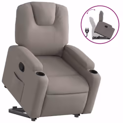 VidaXL 3204376, Tissu, Taupe, mousse, 110 kg, 740 mm, 880 mm