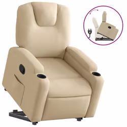 VidaXL 3204377, Tissu, Crème, mousse, 110 kg, 740 mm, 880 mm