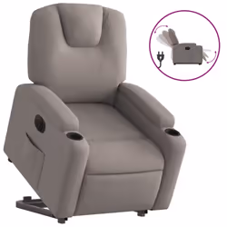 VidaXL 3204412, Tissu, Taupe, mousse, 110 kg, 740 mm, 880 mm