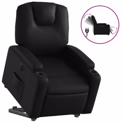VidaXL 3204430, Simili-cuir, Noir, mousse, 110 kg, 740 mm, 880 mm