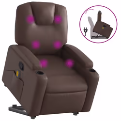 VidaXL 3204439, Simili-cuir, Marron, mousse, 110 kg, 740 mm, 880 mm