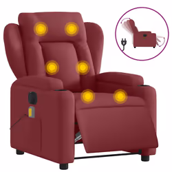 VidaXL 3204473, Tissu, Rouge, mousse, 110 kg, 770 mm, 945 mm