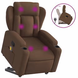 VidaXL 3204498, Tissu, Marron, mousse, 110 kg, 770 mm, 945 mm