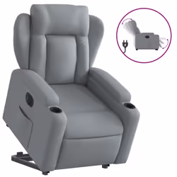 VidaXL 3204506, Tissu, Gris, mousse, 110 kg, 770 mm, 945 mm