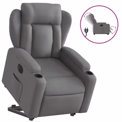 VidaXL 3204507, Tissu, Gris, mousse, 110 kg, 770 mm, 945 mm
