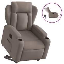 VidaXL 3204514, Tissu, Taupe, mousse, 110 kg, 770 mm, 945 mm