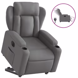VidaXL 3204519, Tissu, Gris, mousse, 110 kg, 770 mm, 945 mm