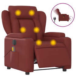 VidaXL 3204541, Simili-cuir, Rouge, mousse, 110 kg, 770 mm, 945 mm