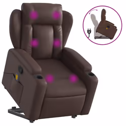 VidaXL 3204553, Simili-cuir, Marron, mousse, 110 kg, 770 mm, 945 mm
