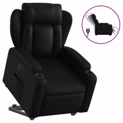 VidaXL 3204558, Simili-cuir, Noir, mousse, 110 kg, 770 mm, 945 mm