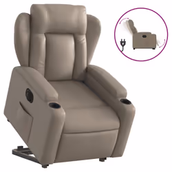 VidaXL 3204564, Simili-cuir, Cappucino, mousse, 110 kg, 770 mm, 945 mm