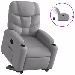 VidaXL 3204596, Tissu, Gris, mousse, 110 kg, 740 mm, 890 mm