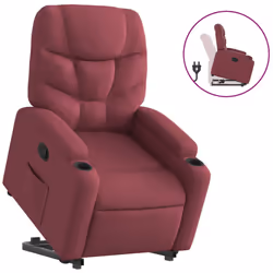 VidaXL 3204599, Tissu, Rouge, mousse, 110 kg, 740 mm, 890 mm