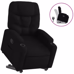 VidaXL 3204610, Tissu, Noir, mousse, 110 kg, 740 mm, 890 mm