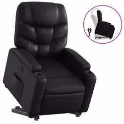 VidaXL 3204658, Simili-cuir, Noir, mousse, 110 kg, 740 mm, 890 mm