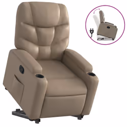 VidaXL 3204664, Simili-cuir, Cappucino, mousse, 110 kg, 740 mm, 890 mm