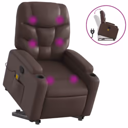 VidaXL 3204667, Simili-cuir, Marron, mousse, 110 kg, 740 mm, 890 mm