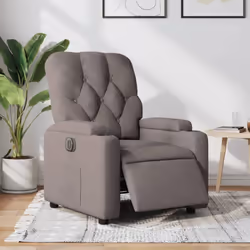 Asseyez-vous et détendez-vous dans ce fauteuil inclinable électrique très confortable ! Fonction d'inclinaison électrique : c ...