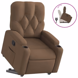 VidaXL 3204714, Tissu, Marron, mousse, 110 kg, 740 mm, 865 mm