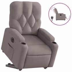 VidaXL 3204742, Tissu, Taupe, mousse, 110 kg, 740 mm, 865 mm