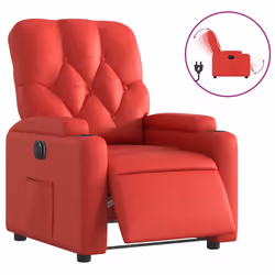 VidaXL 3204763, Simili-cuir, Rouge, mousse, 110 kg, 740 mm, 865 mm