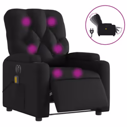 VidaXL 3204765, Simili-cuir, Noir, mousse, 110 kg, 740 mm, 865 mm