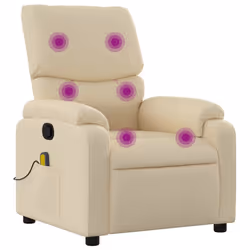 VidaXL 3204821, Tissu, Crème, mousse, 110 kg, 750 mm, 990 mm