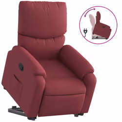 VidaXL 3204827, Tissu, Rouge, mousse, 110 kg, 750 mm, 990 mm