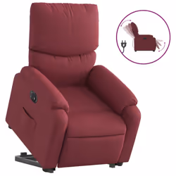 VidaXL 3204851, Tissu, Rouge, mousse, 110 kg, 750 mm, 990 mm