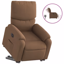 VidaXL 3204852, Tissu, Marron, mousse, 110 kg, 750 mm, 990 mm