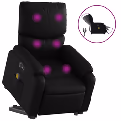 VidaXL 3204893, Simili-cuir, Noir, mousse, 110 kg, 750 mm, 990 mm