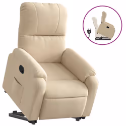 VidaXL 3204933, Microfibre, Crème, mousse, 110 kg, 50 cm, 57 cm