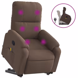 VidaXL 3204935, Microfibre, Marron, mousse, 110 kg, 50 cm, 57 cm