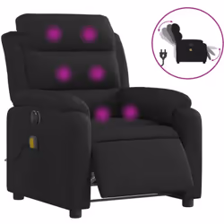 Asseyez-vous et détendez-vous dans ce fauteuil inclinable de massage électrique très confortable ! Fonction d'inclinaison éle ...