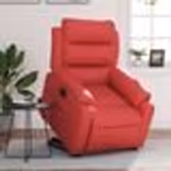 vidaXL Fauteuil inclinable Rouge Similicuir
