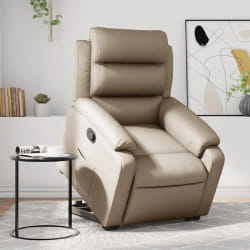 VIDAXL Fauteuil inclinable - Cappuccino