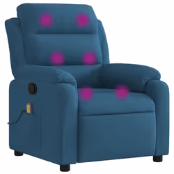 VidaXL 3205091, Velours, Bleu, mousse, 110 kg, 750 mm, 925 mm