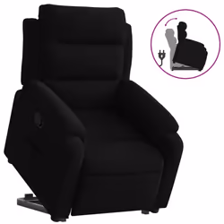 VidaXL 3205098, Velours, Noir, mousse, 110 kg, 750 mm, 925 mm